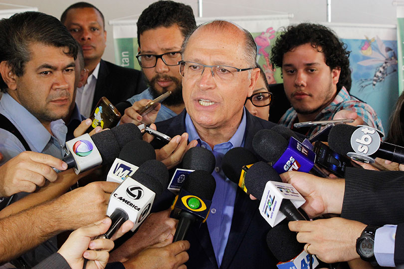 o governador de S&atilde;o Paulo, Geraldo Alckmin