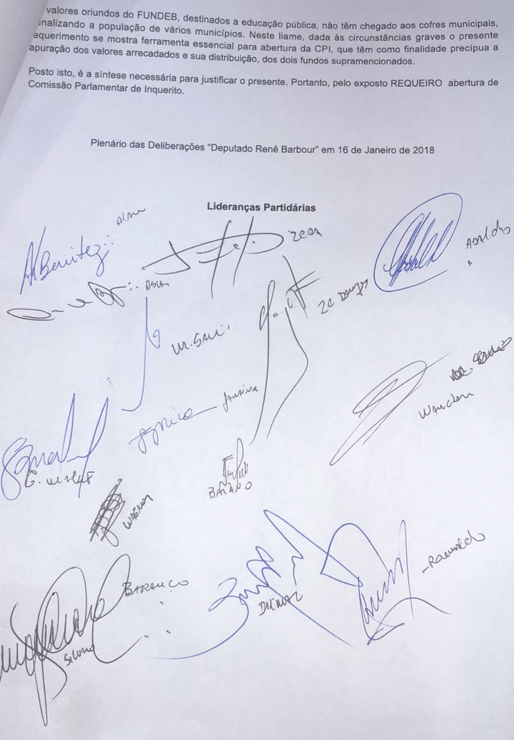requerimento CPI