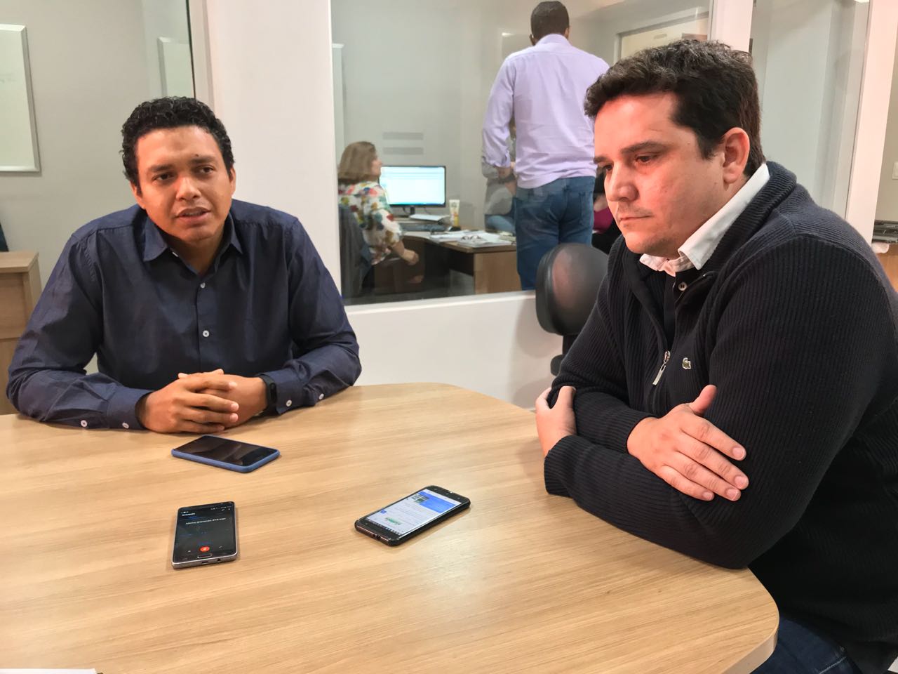 Herbert Vilarruel e Adriano Costa auditores