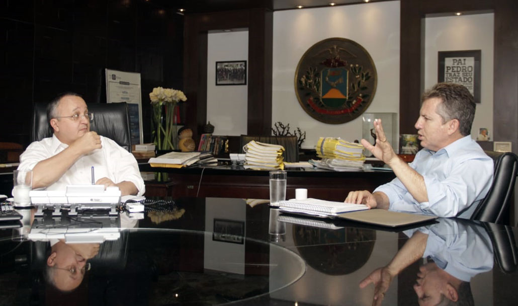 Mauro Mendes e Pedro Taques