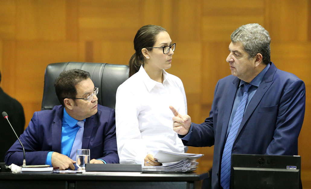Eduardo Botelho, Janaina Riva e Guilherme Maluf