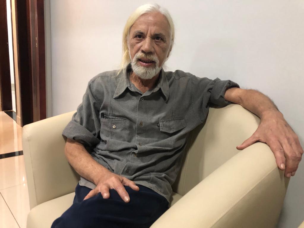 Artista pl&iuml;&iquest;&frac12;stico Renato Campello durante visita &iuml;&iquest;&frac12; sede do Rdnews e entrevista ao RDTV