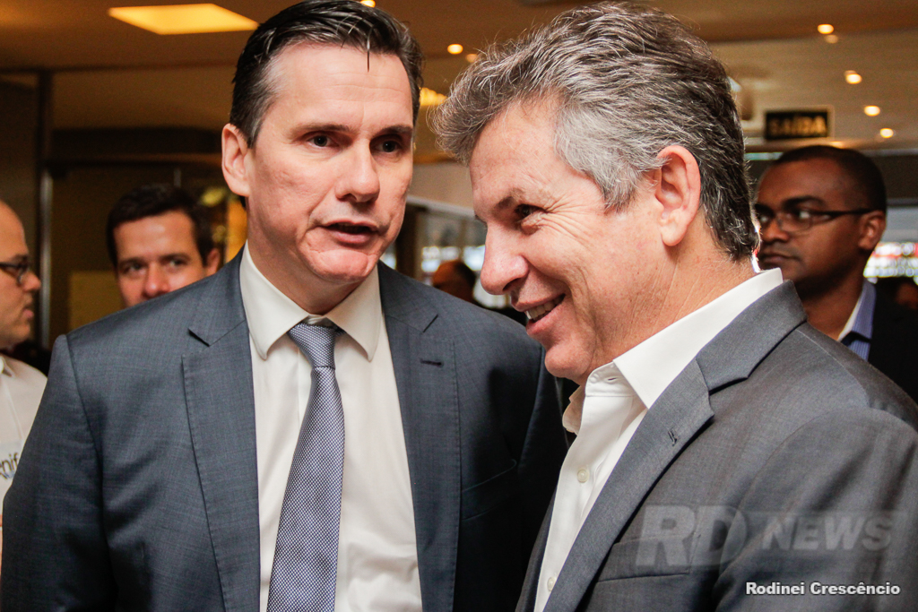 Mauro Mendes e Rog�rio Gallo