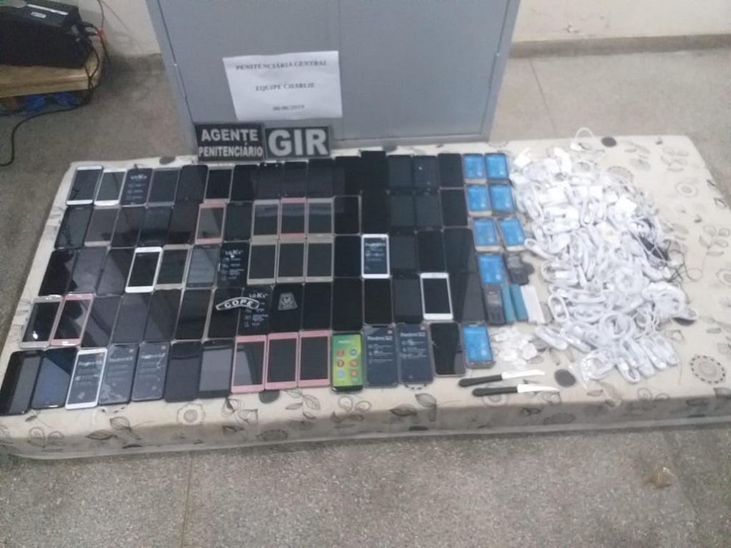 celulares apreendidos