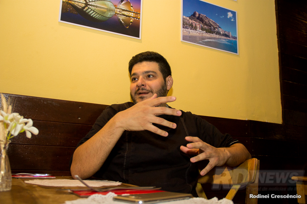 Chef Z&iuml;&iquest;&frac12; Duarte se especializou na Espanha e &iuml;&iquest;&frac12; apaixonado pela cultura
