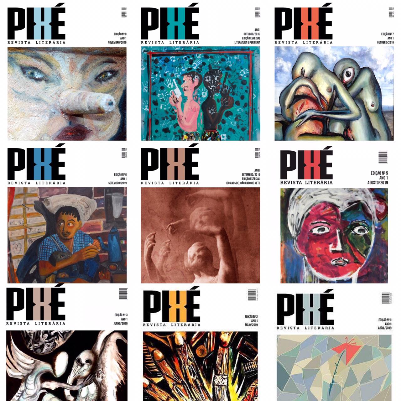 Edi&iuml;&iquest;&frac12;es de revista revelam estilos diversos de escritores e artistas