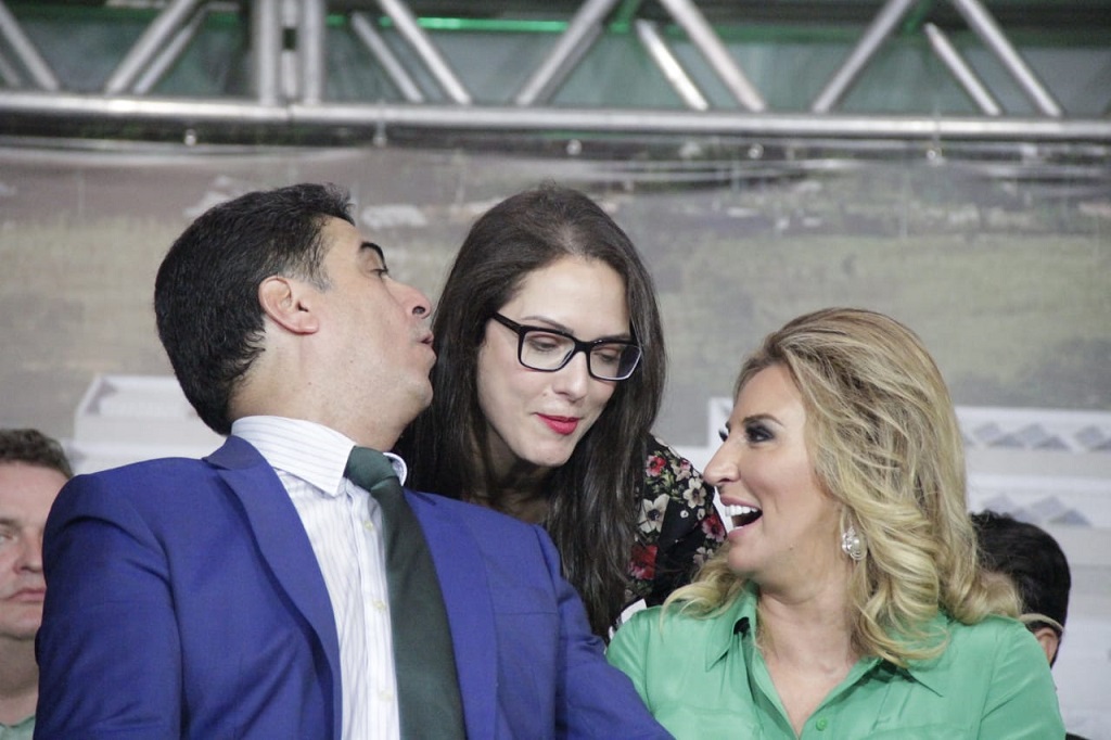 Emanuel Pinheiro, Janaina Riva e Marcia Pinheiro