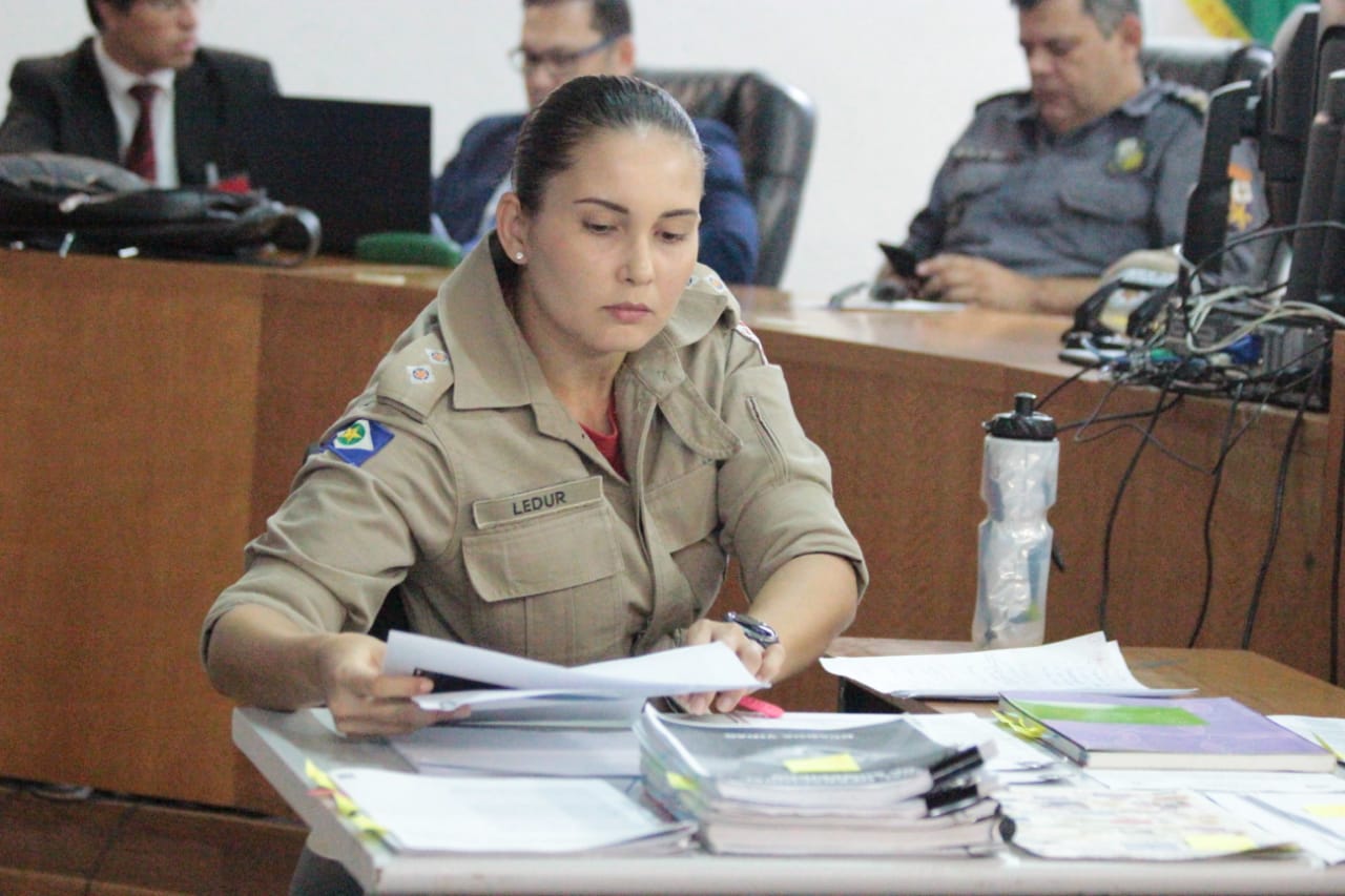 Tenente Ledur em audi&iuml;&iquest;&frac12;ncia