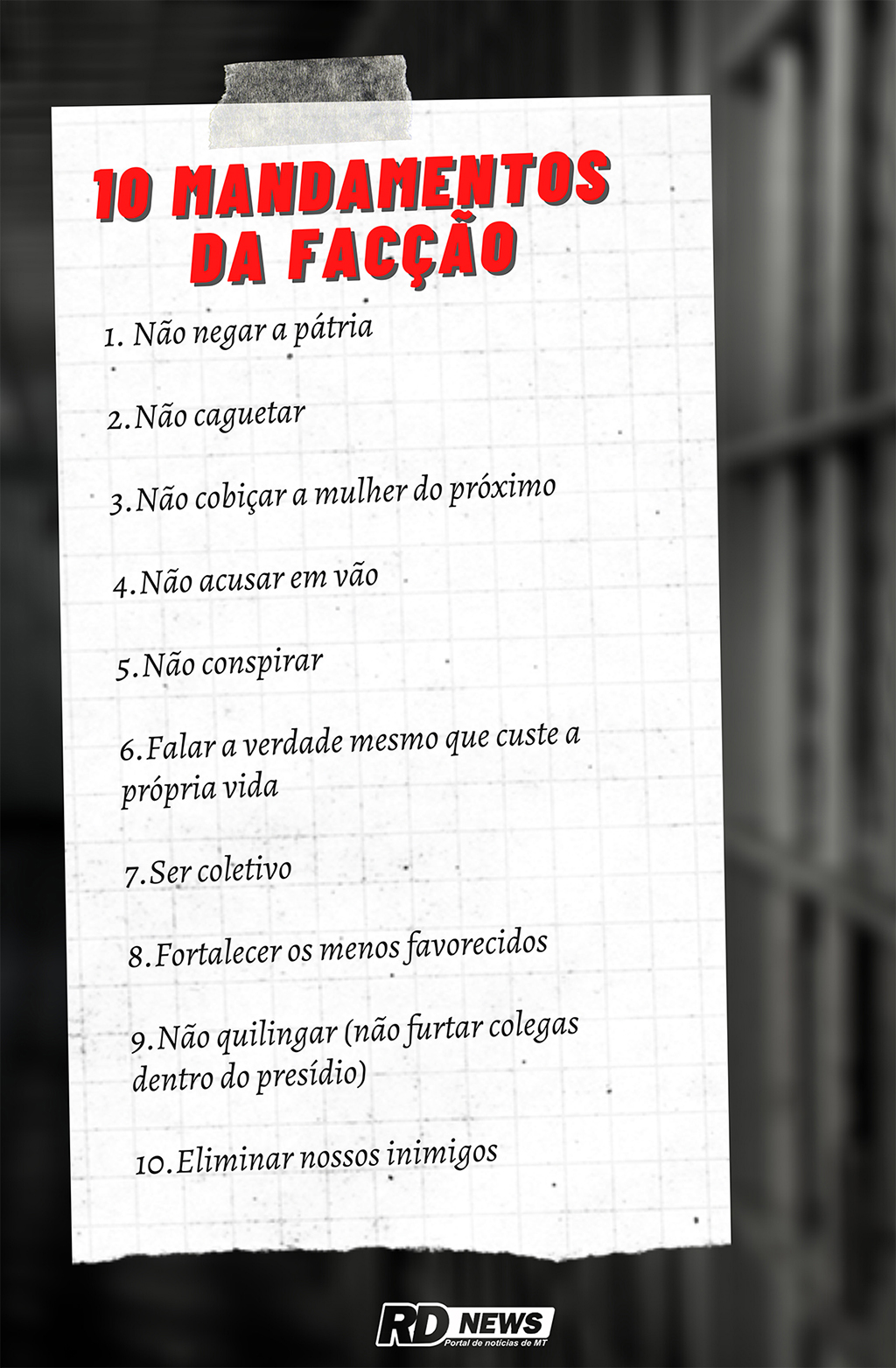 02 - 10 mandamentos da fac��o