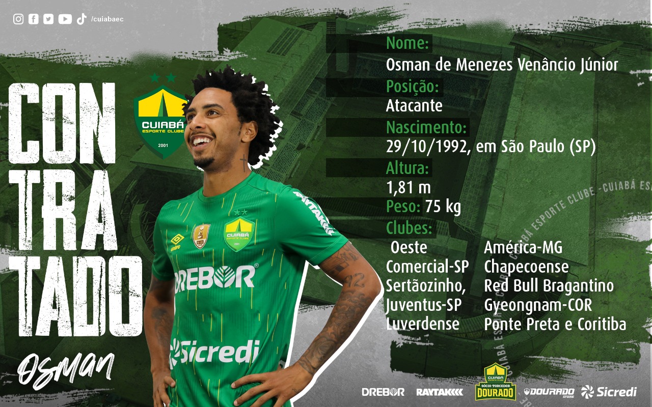 Atacante Osman do Cuiab�