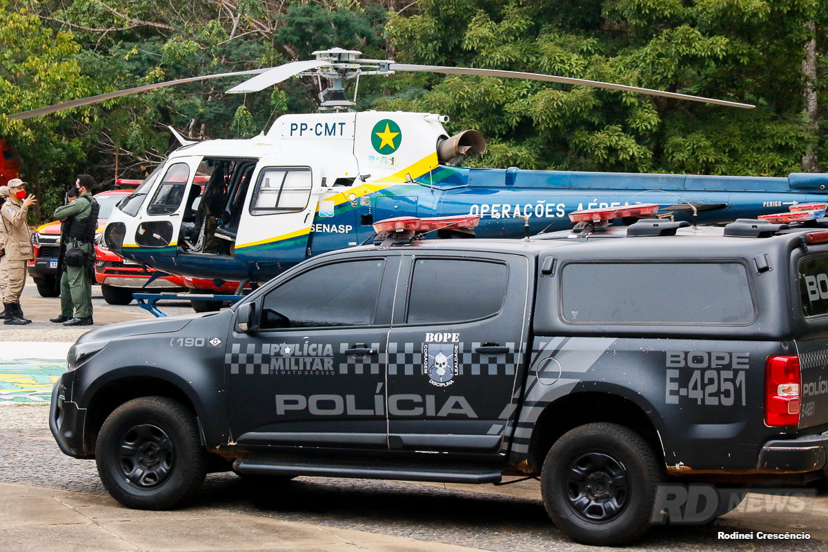 viatura do bope e ciopaer juntos
