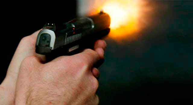 disparo arma de fogo
