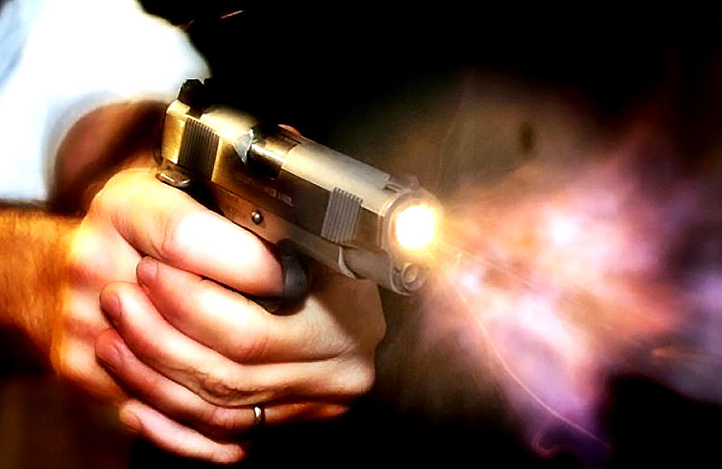 disparo arma de fogo