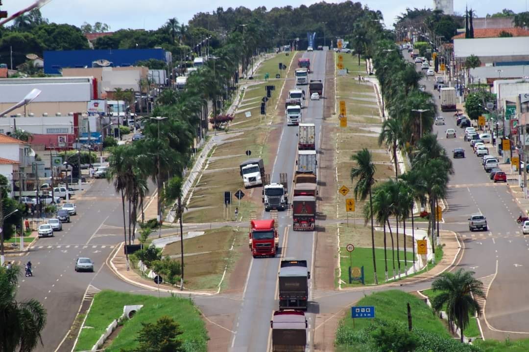 Vista da cidade de Alto Gar�as