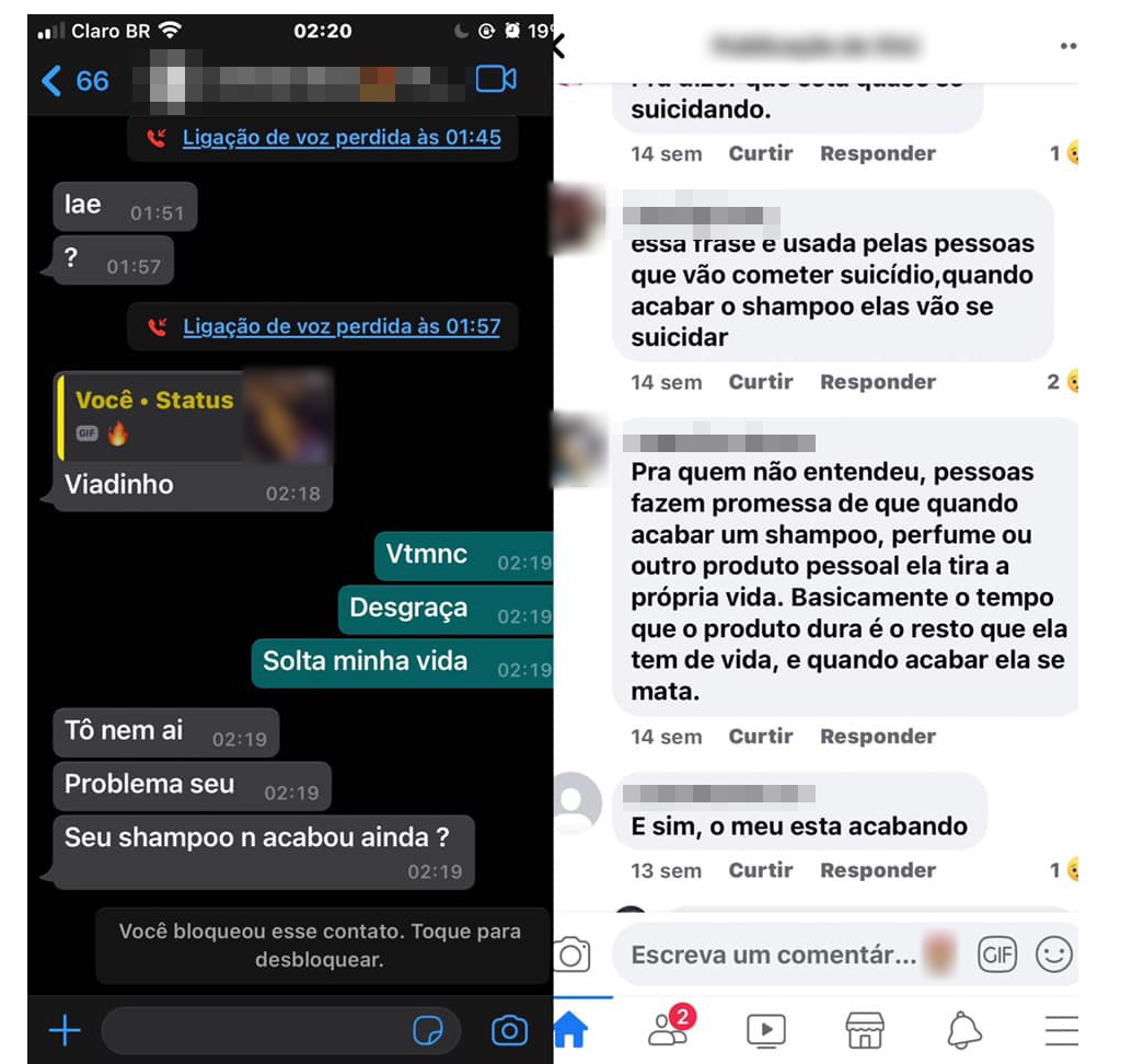 bullying suicidio Jardim Umuarama interno