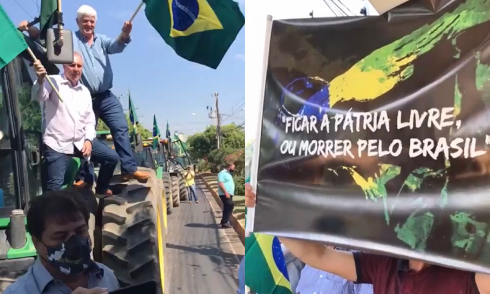Produtores em apoio a Galvan