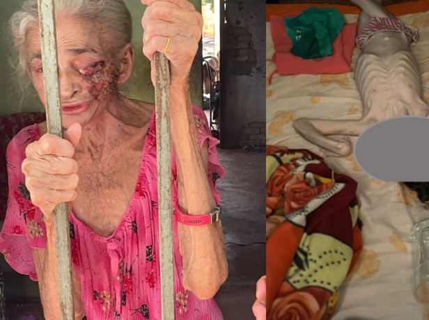 Idosa e adolescente com defici�ncia - maus-tratos - Jaciara