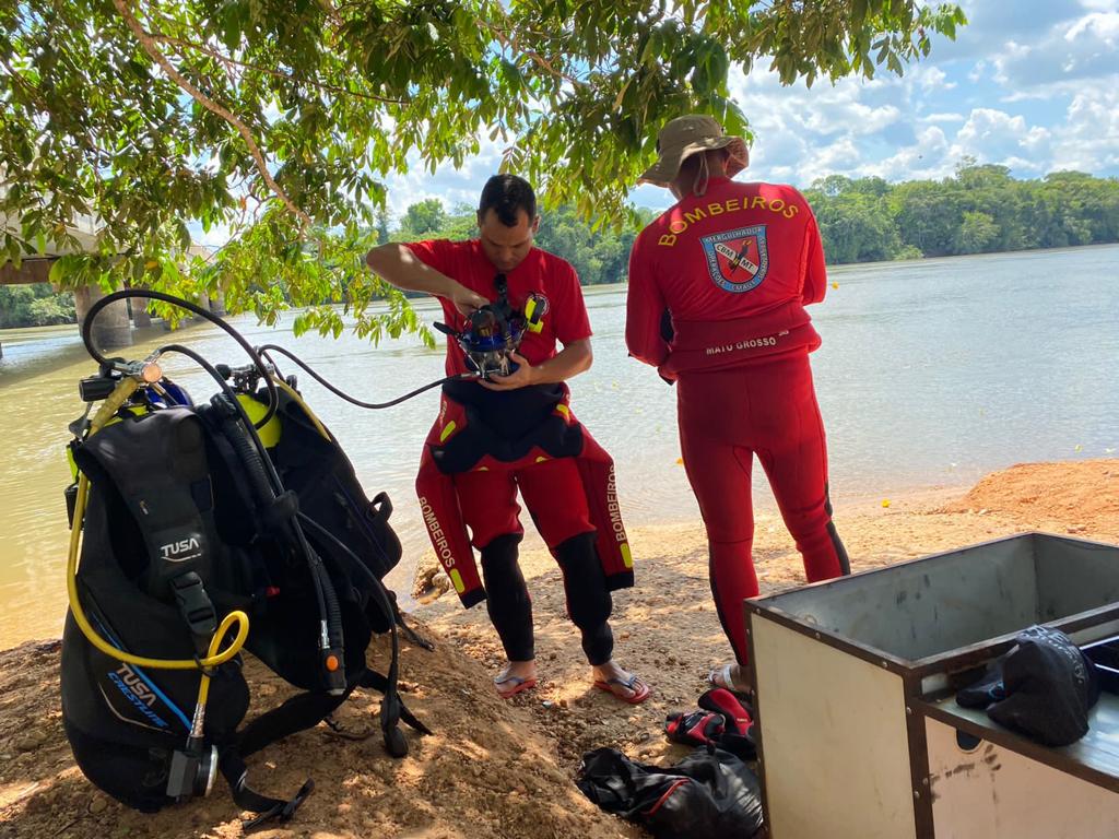 buscas em rio corpo de bombeiros
