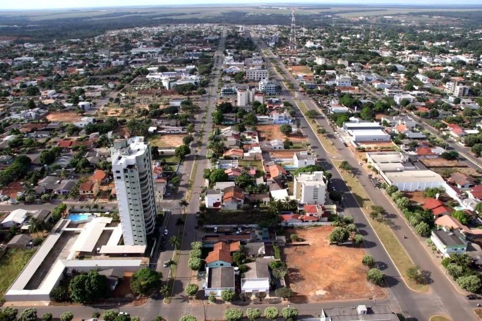 Cidade de sorriso - imagem a�rea