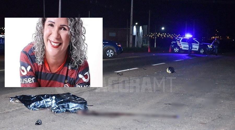 MULHER MORTA MOTO RONDON�POLIS