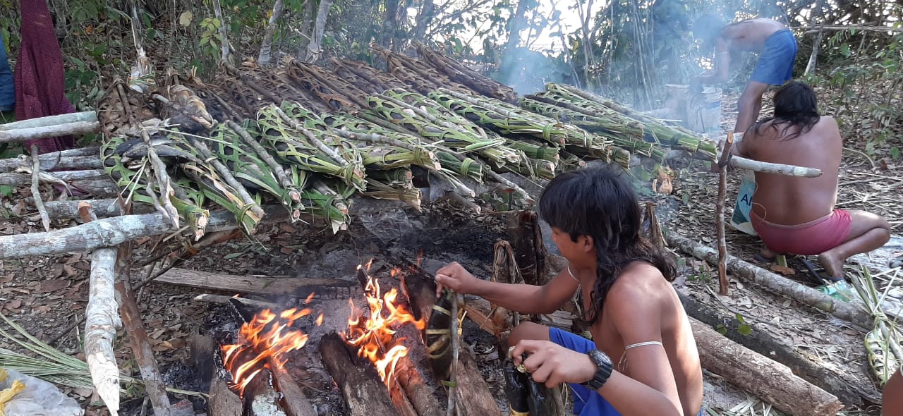 Ind�genas da etnia Enawen�-Naw� sofrem com falta de peixes