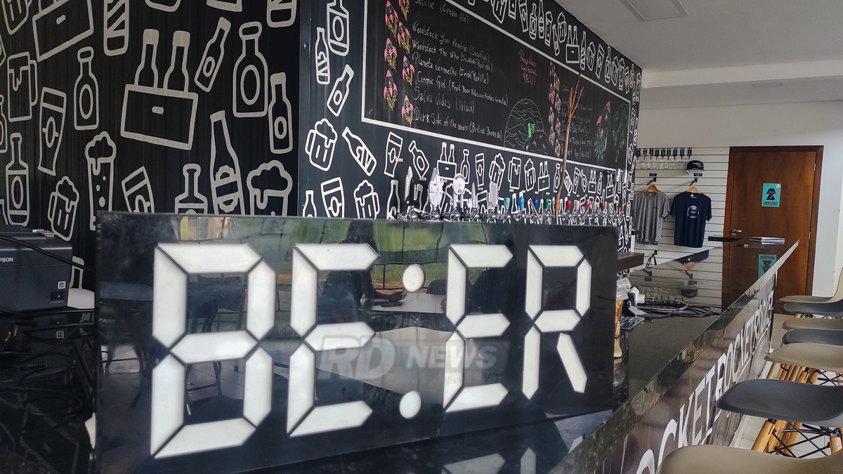 Cervejaria Rocket fica localizada na sa&iuml;&iquest;&frac12;da para Chapada dos Guimar&iuml;&iquest;&frac12;es