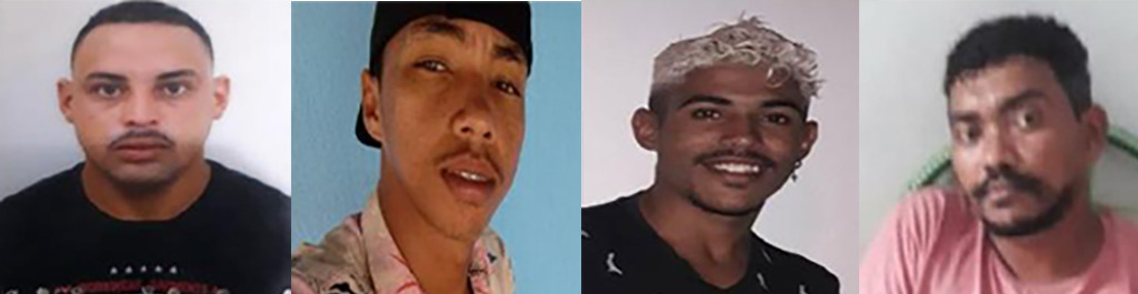 Paulo Weverton Abreu da Costa, Geraldo Rodrigues da Silva, Clemilton Barros Paix&iuml;&iquest;&frac12;o e Tiago Ara&iuml;&iquest;&frac12;jo