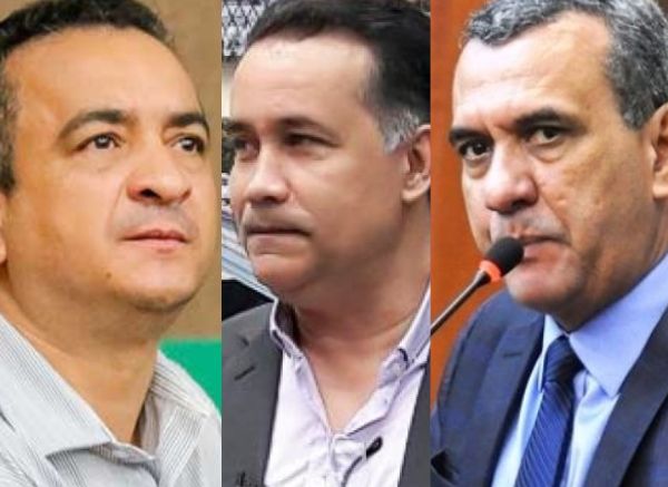 Marcrean Santos, Luis Claudio e Renivaldo Nascimento