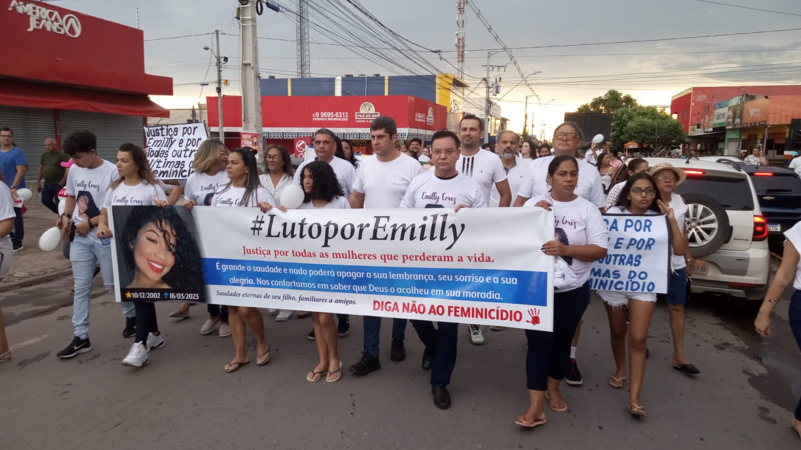 Protesto Pedra 90 Emilly morte
