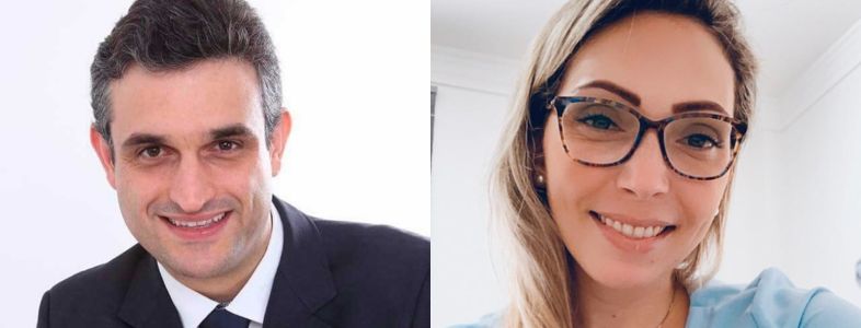 M�dico F�bio Argenta e enfermeira Mayara Meotti
