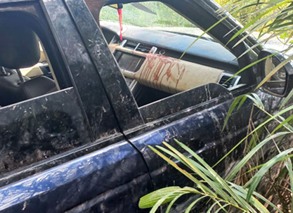 carro usado por bandidos