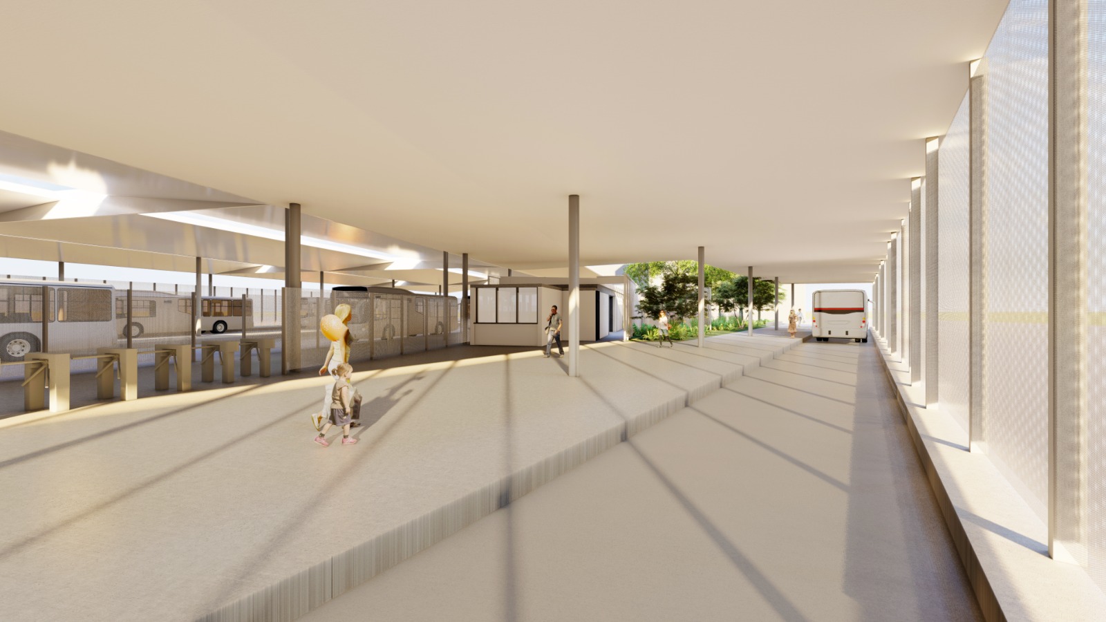 Projeto do novo Terminal Andr� Maggi - BRT em VG