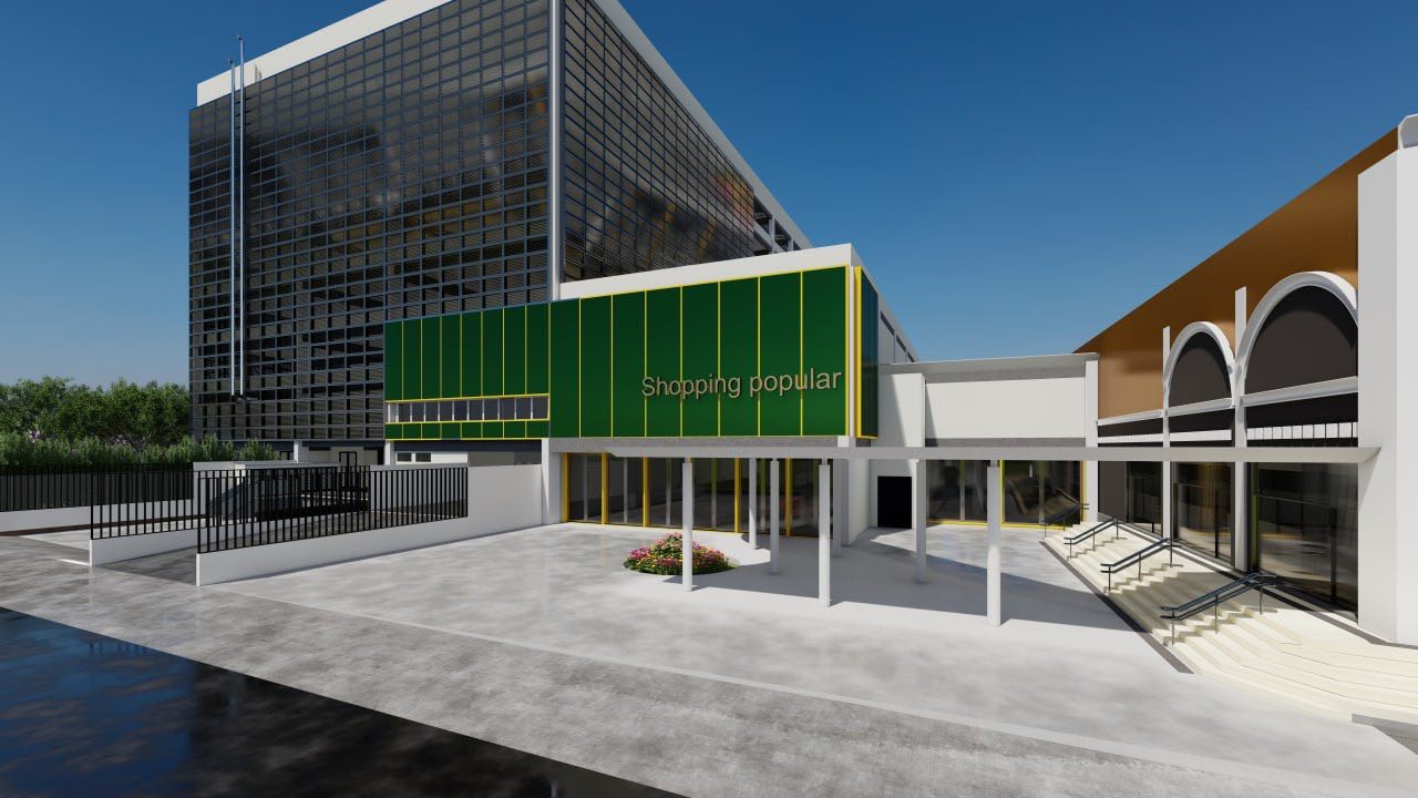 Projeto do novo Shopping Popular de Cuiab�