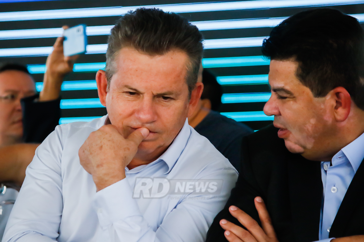 Mauro Mendes e Cidinho Santos