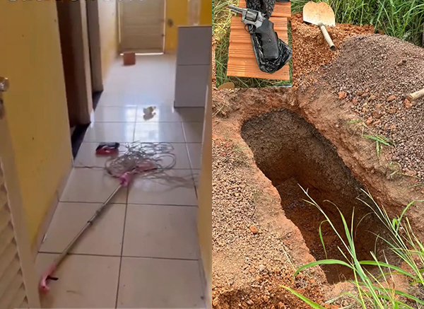 Cativeiro com cova em VG