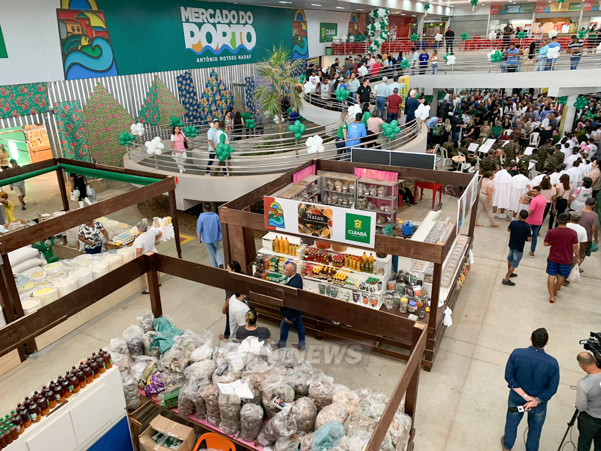 inaugura&iuml;&iquest;&frac12;&iuml;&iquest;&frac12;o da 1&iuml;&iquest;&frac12; etapa do Mercado do Porto em Cuiab&iuml;&iquest;&frac12;