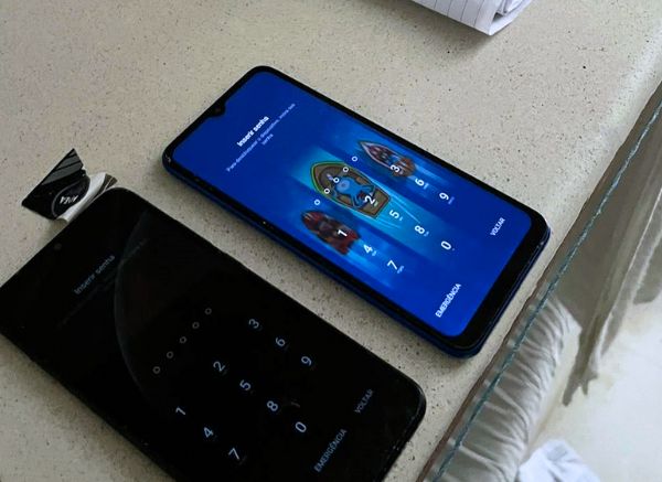 Celulares encontrados na PCE