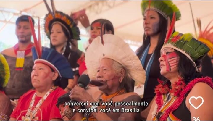 Cacique Raoni Lula