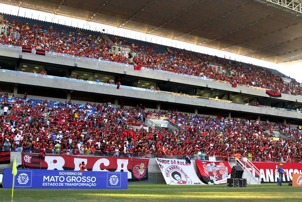 Flamengo na Arena Pantanal