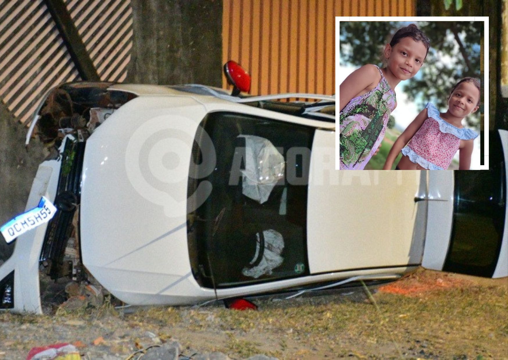 meninas morrem em acidente Rondon�polis