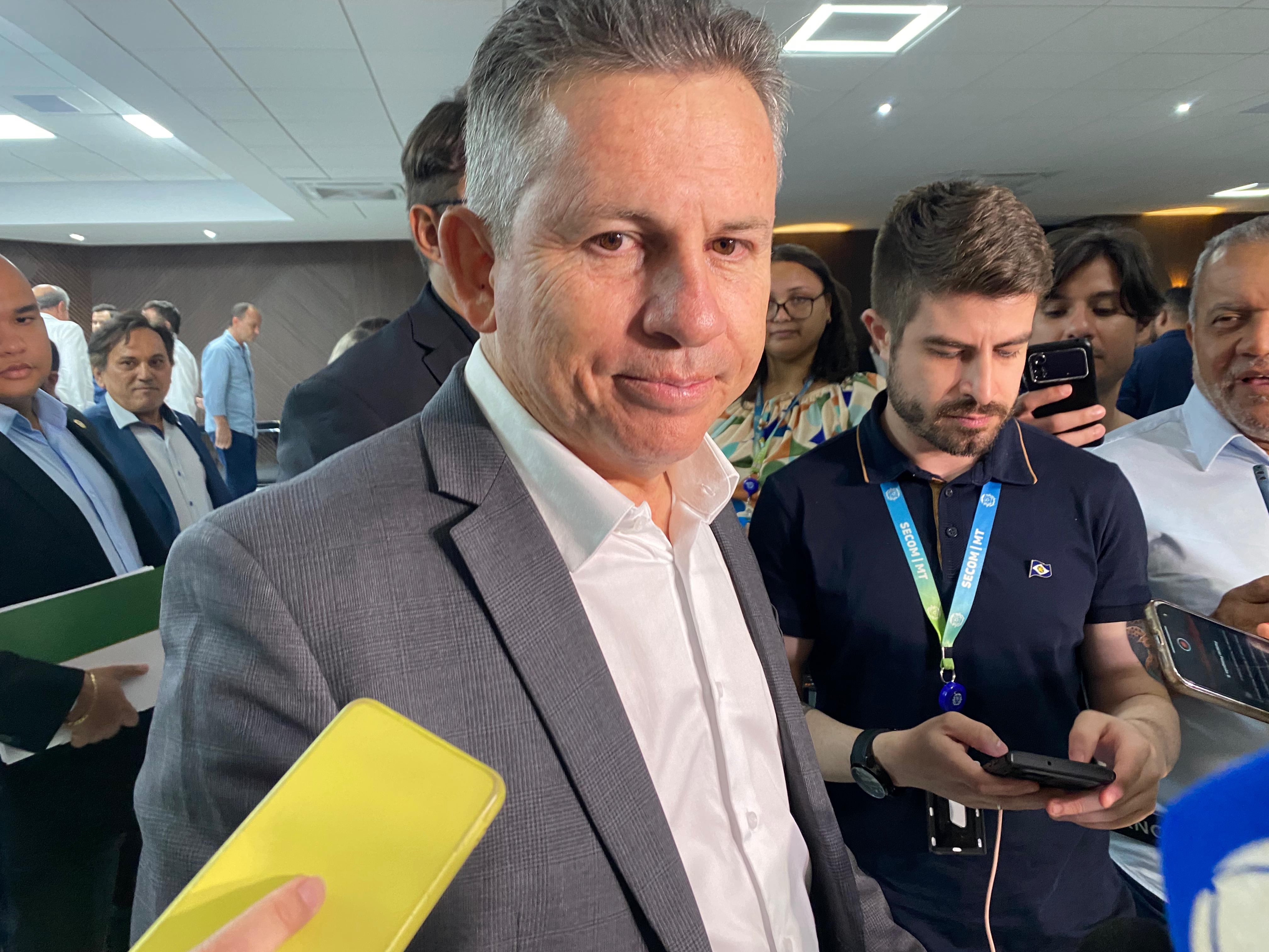 Mauro Mendes debate sobre a Morat&iuml;&iquest;&frac12;ria