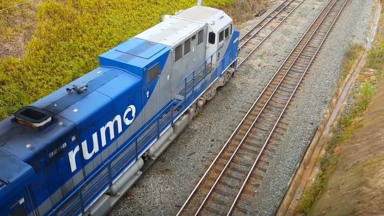 Ferrovia - tra�ado - Rumo