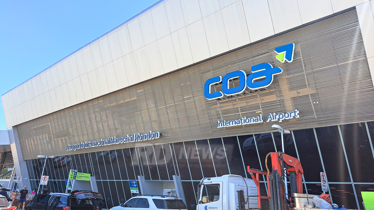 Aeroporto Marechal Rondon passageiros terminal VG e Cuiab� - fachada