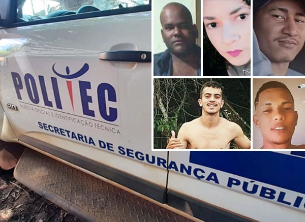 Edson Marques de Souza, Fabr�cio Jesus Barbosa, Haffael Fernandes dos Santos Pinho, Maria Paulina Soares dos Santos, Nelita Carol Souza de Jesus e Walder Inacio Ferreira Junior