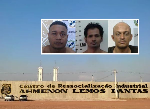 trio de detento foragidos VG
