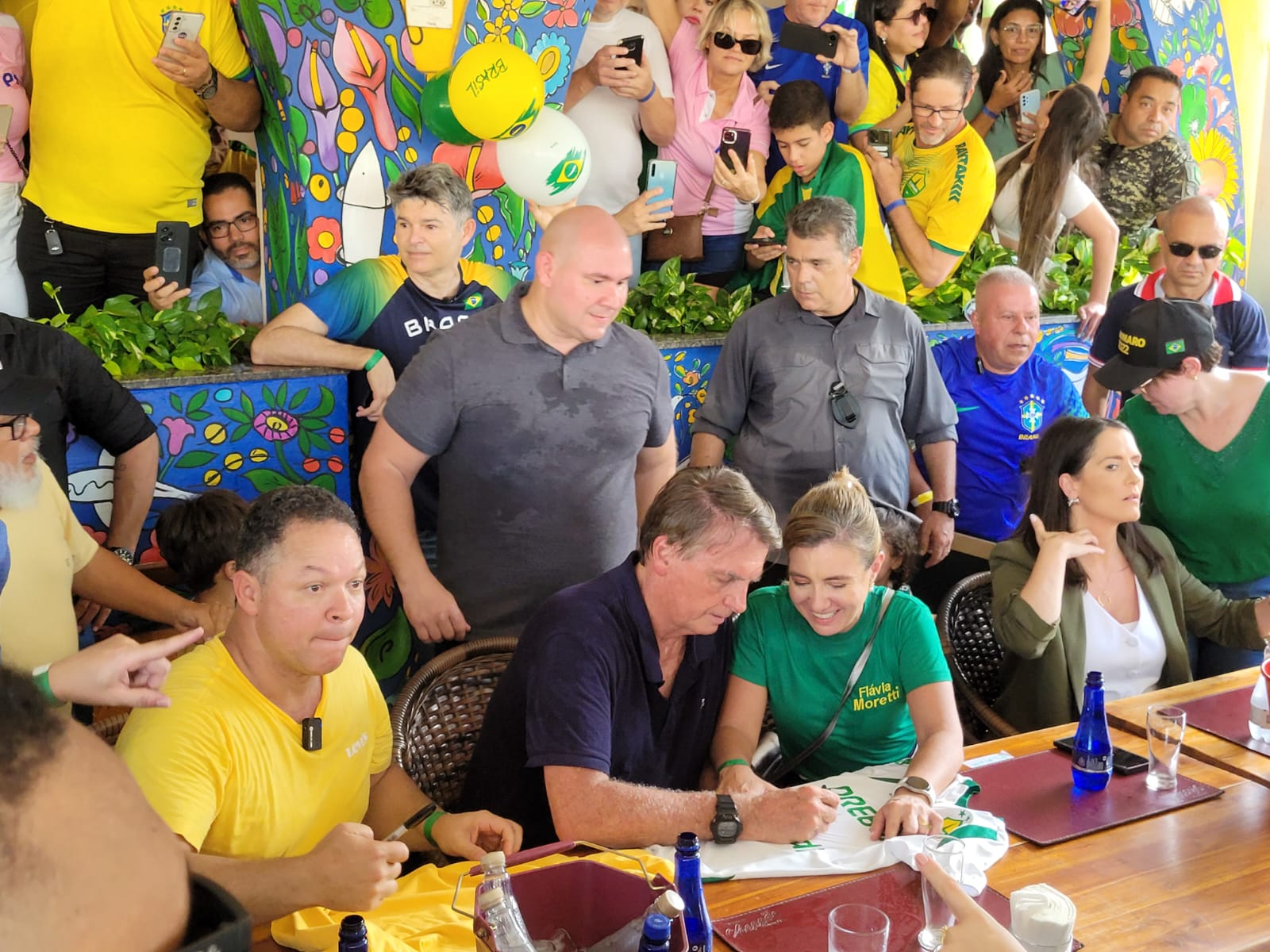 jair bolsonaro durante sess�o de fotos