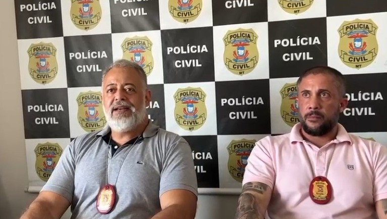 Delegados Ol&iuml;&iquest;&frac12;mpio da Cunha e Mauricio Macedo - caso latrocinios em VG