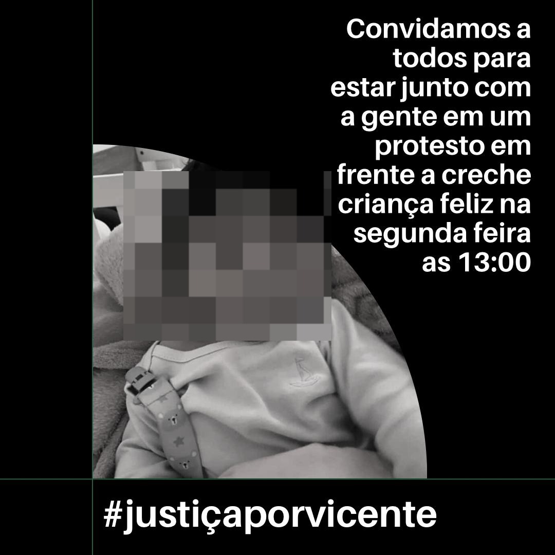 Beb� Vicente morto em creche de V�rzea Grande