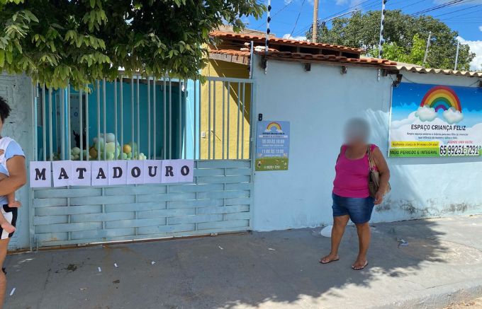 creche fachada espaço criança feliz
