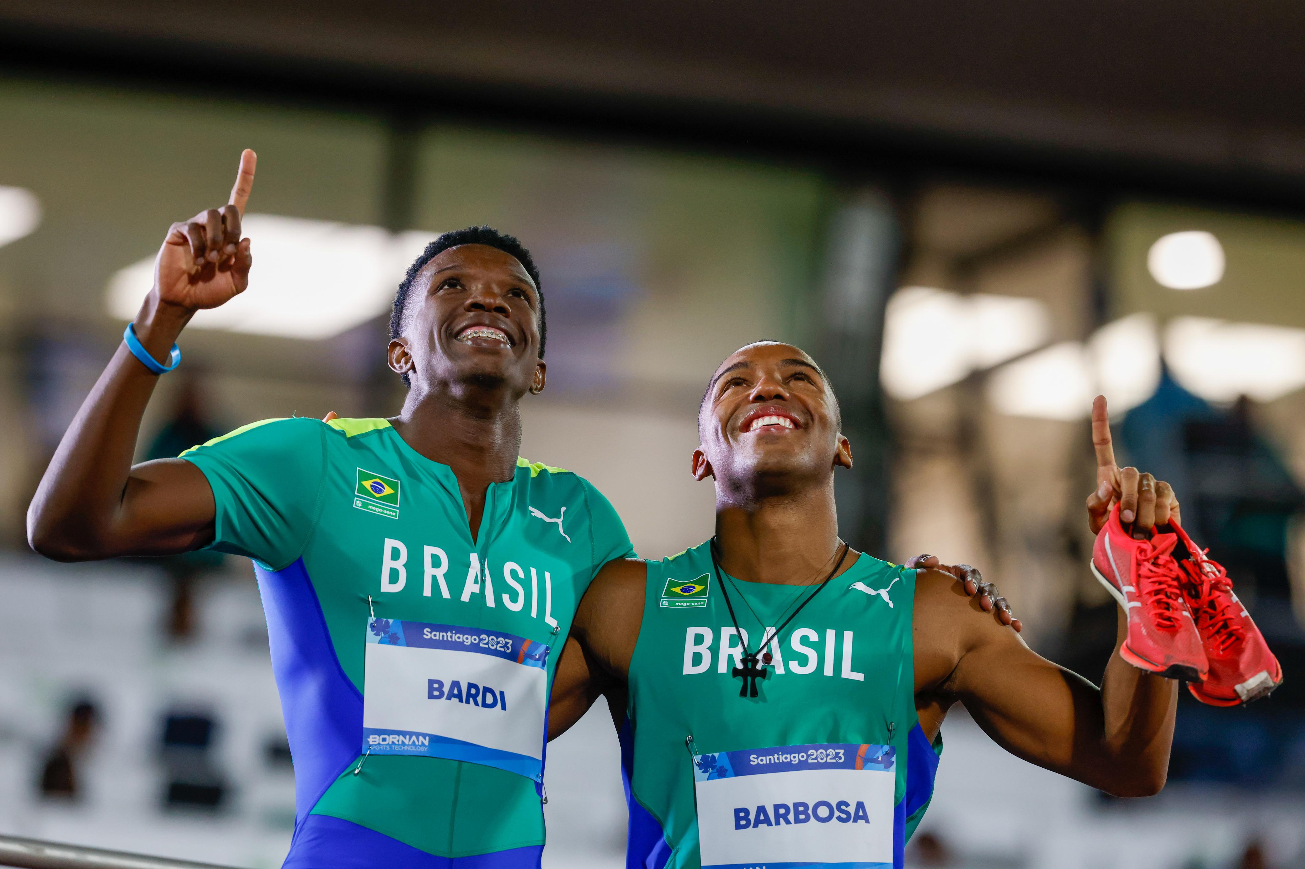 Erik Cardoso e Felipe Bardi - atletismo